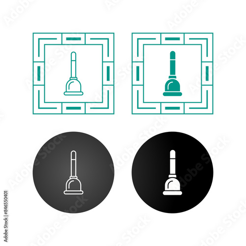 Plunger Vector Icon