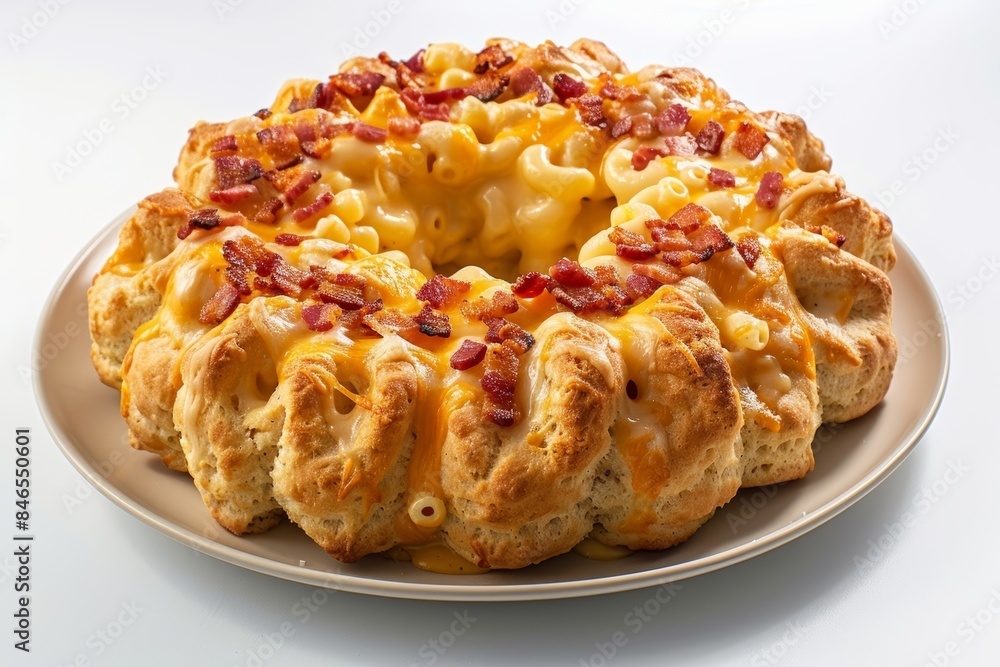 Tasty Bacon Mac and Cheese Monkey Bread Recipe