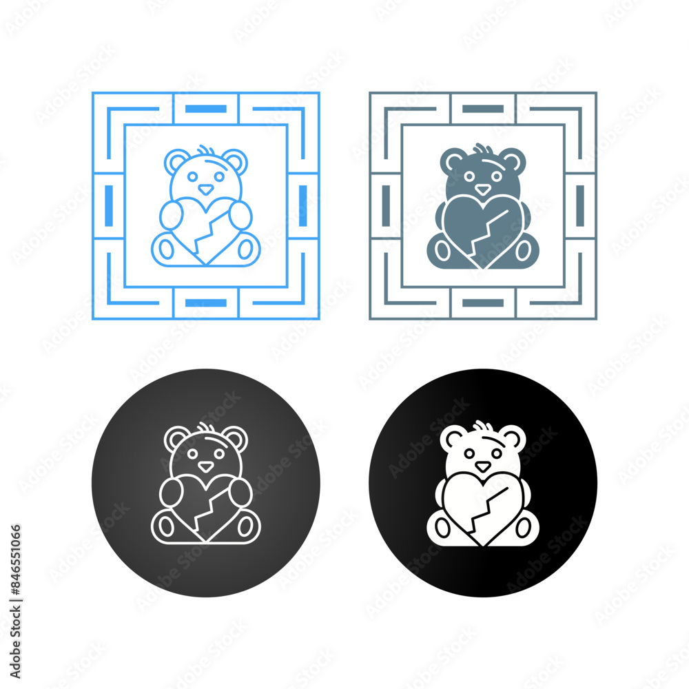 Teddy Bear Vector Icon Teddy Bear Vector Icon
