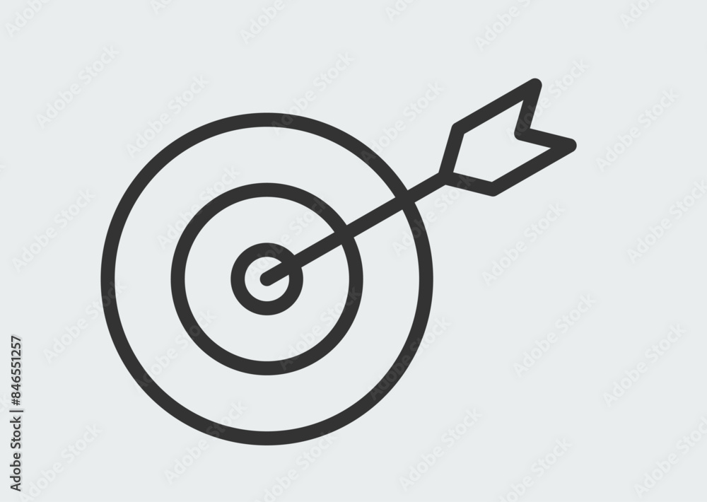 Business target icon. Dart symbol. Easy editable vector design. Business target icon. Dart symbol. Easy editable vector design.