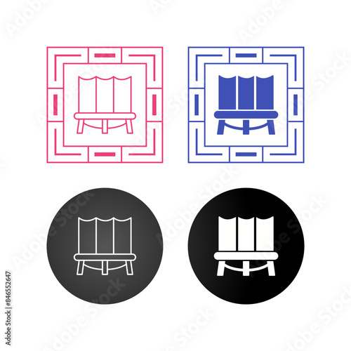 Trampoline Vector Icon
