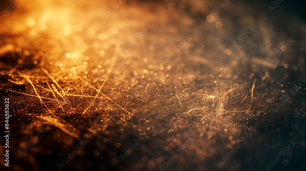 Orange and black abstract background with a grainy, grunge, vintage film look and film grain overlay. Orange and black abstract background with a grainy, grunge, vintage film look and film grain overlay.