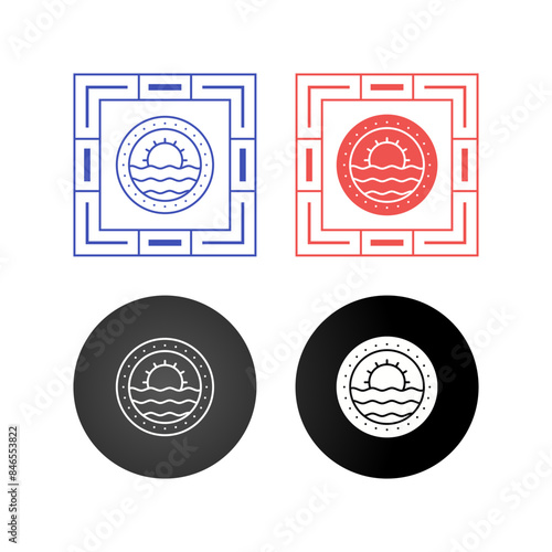 Porthole Vector Icon