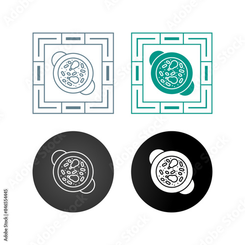 Paella Vector Icon