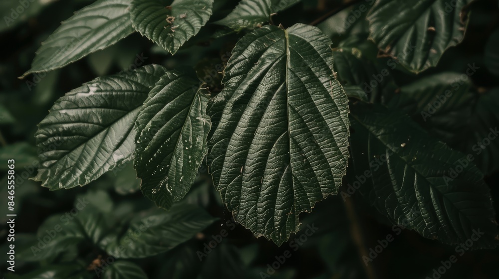 The leaves are colorful and fresh and beautiful. The leaves are colorful and fresh and beautiful.