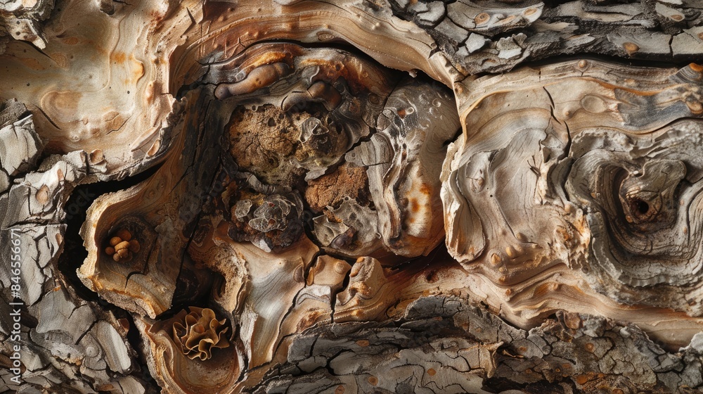 Joyful exploration of rare treasures found within tree bark Joyful exploration of rare treasures found within tree bark