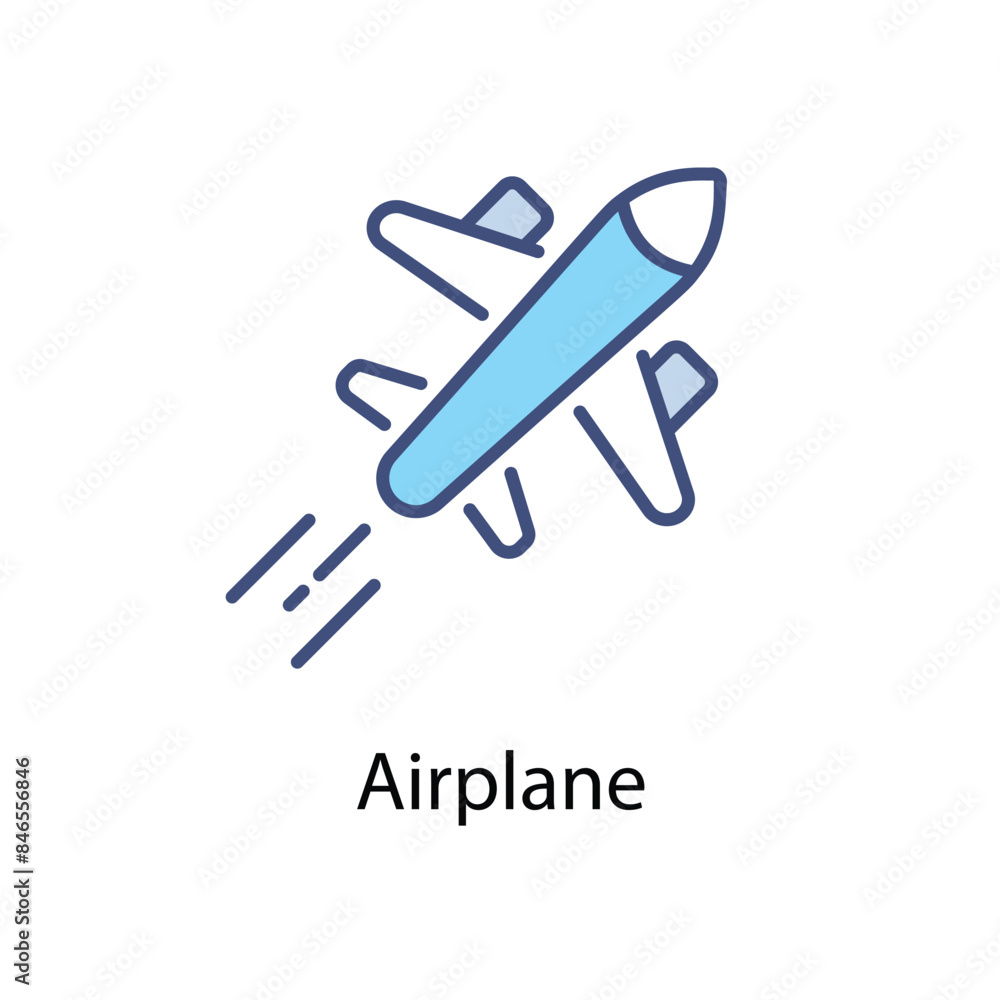 Airplane vector icon Airplane vector icon