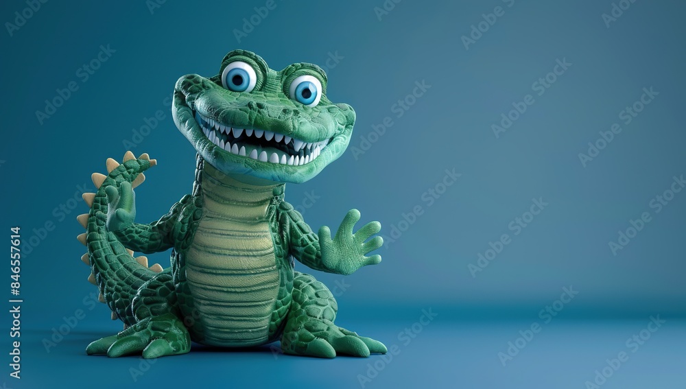 funny green crocodile funny green crocodile