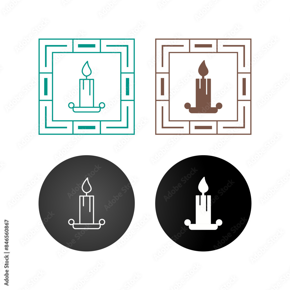 Candle Vector Icon Candle Vector Icon