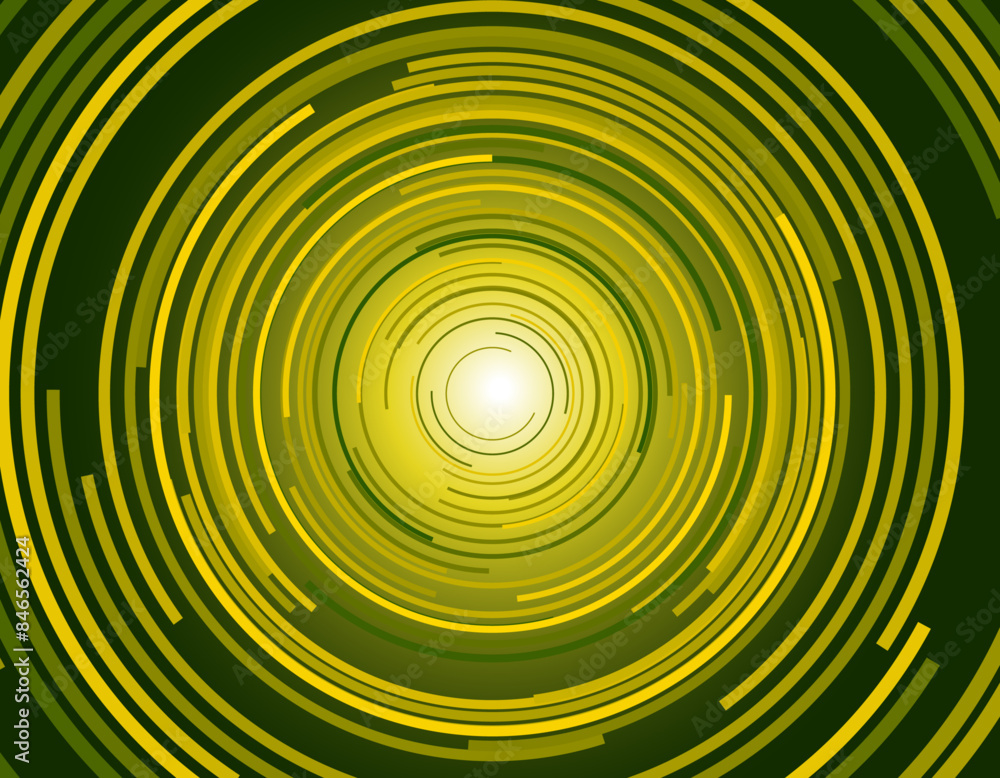 背景イラスト・サイバー幾何学 黄色 円 1 背景イラスト・サイバー幾何学 黄色 円 1