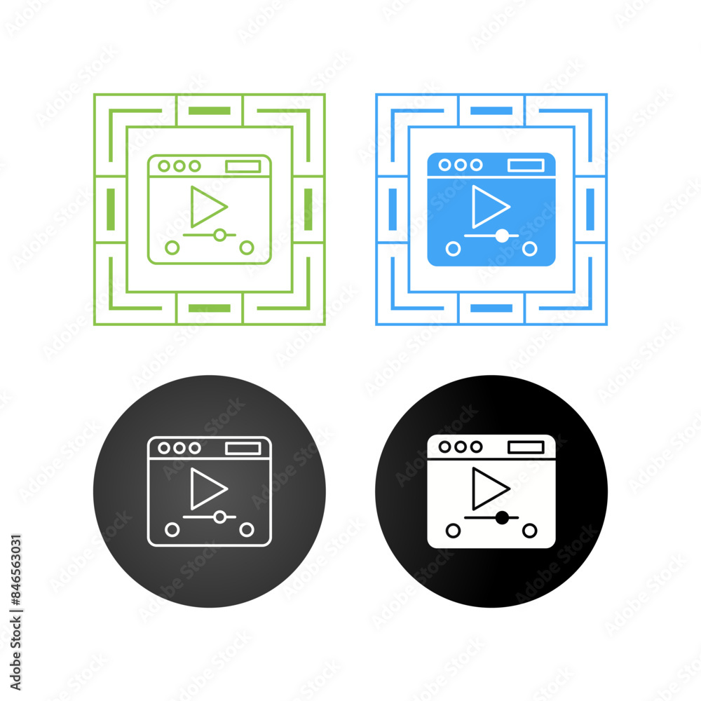 Video Vector Icon