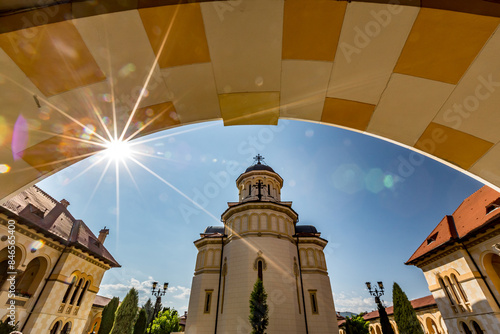 Canvas Print Sun diffraction dreamy light effect, Alba Iulia, Romania
Sunny summer August day