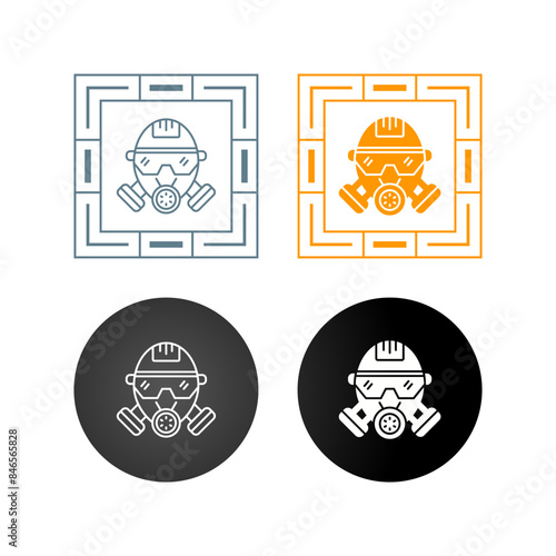 Gas Mask Vector Icon