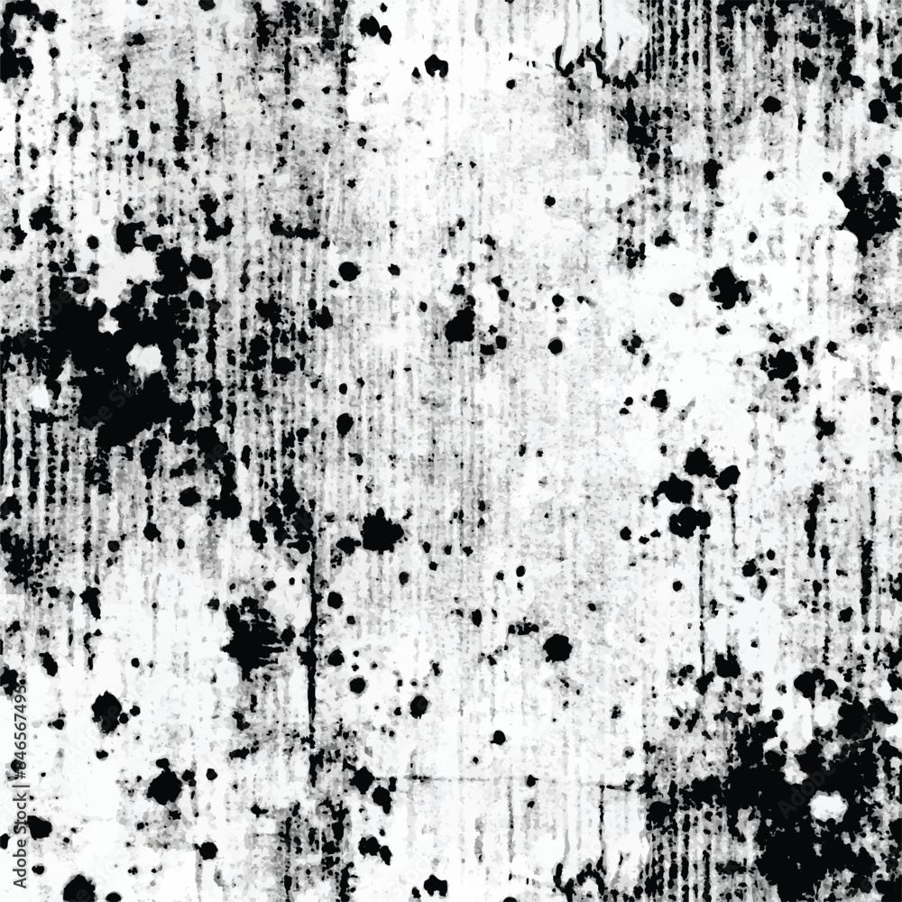 Grunge background black and white. Texture of chips, cracks, scratches, scuffs, dust, dirt. Dark monochrome surface. Old vintage vector pattern Grunge background black and white. Texture of chips, cracks, scratches, scuffs, dust, dirt. Dark monochrome surface. Old vintage vector pattern