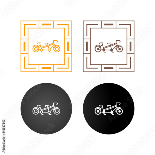 Tandem Vector Icon
