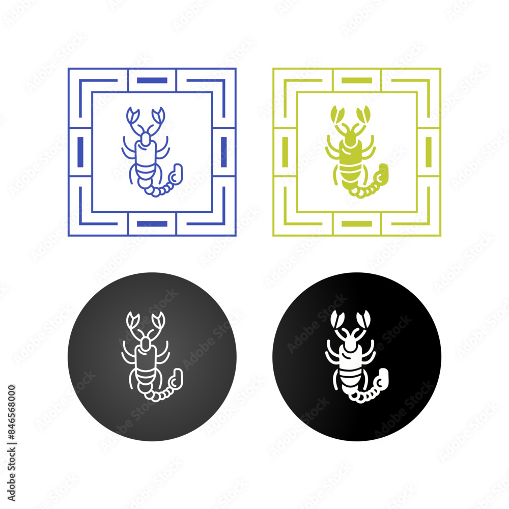 Scorpion Vector Icon Scorpion Vector Icon