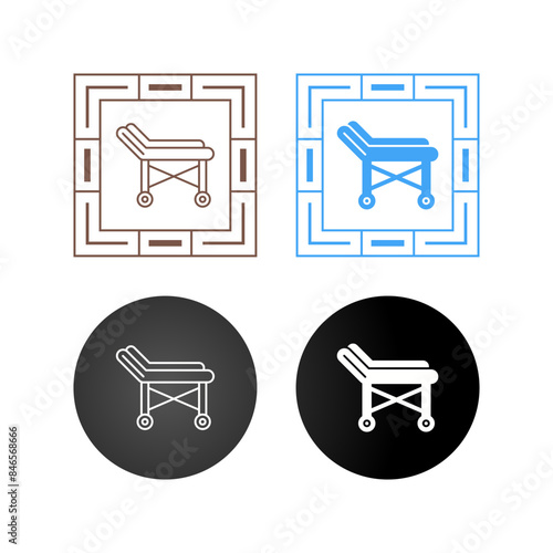 Stretcher Vector Icon