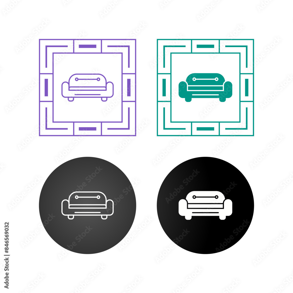 Sofa Vector Icon