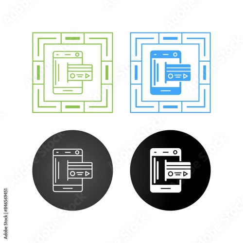 Mobile Money Vector Icon