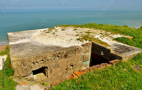 Escalles; France - may 10 2024 : Cap Blanc Nez photo