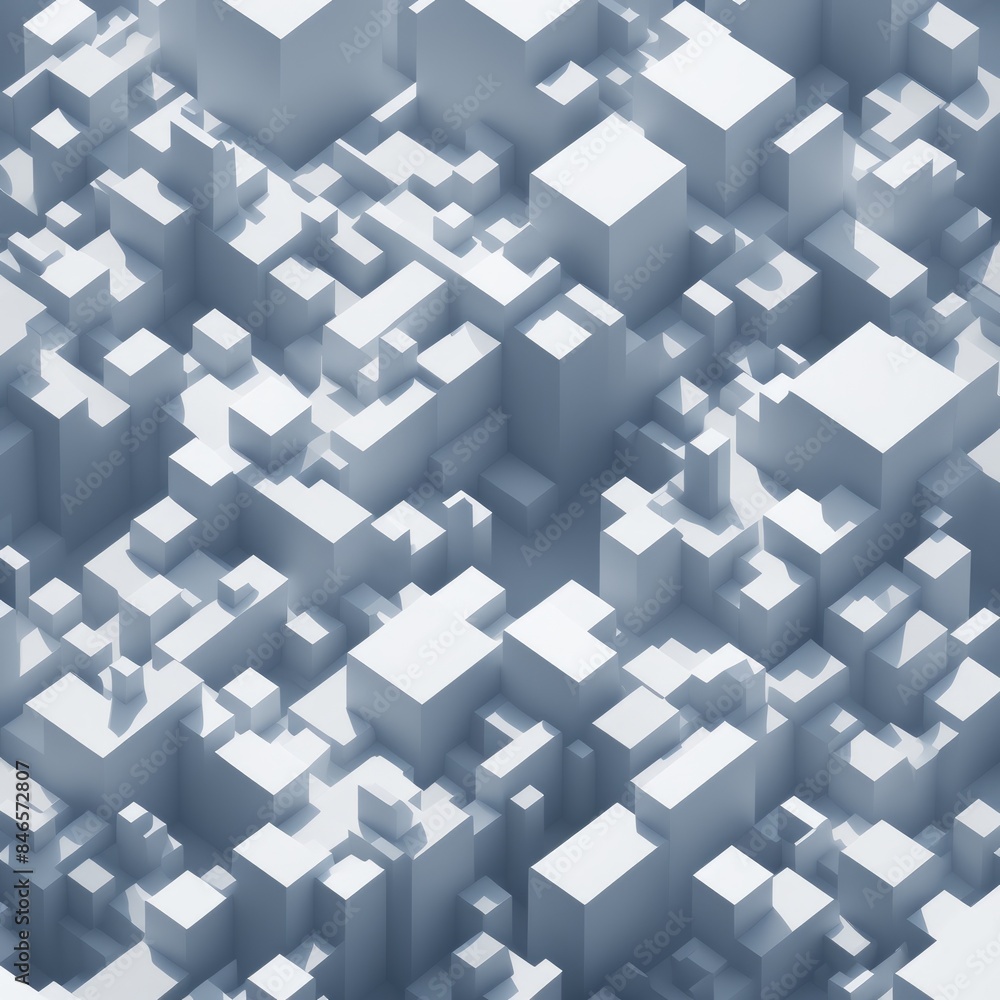 Background texture of square 3d white tiles on facade Background texture of square 3d white tiles on facade