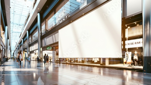 Shopping Mall Billboard | Billboard mockup | Landscape mockup