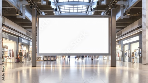 Shopping Mall Billboard | Billboard mockup | Landscape mockup