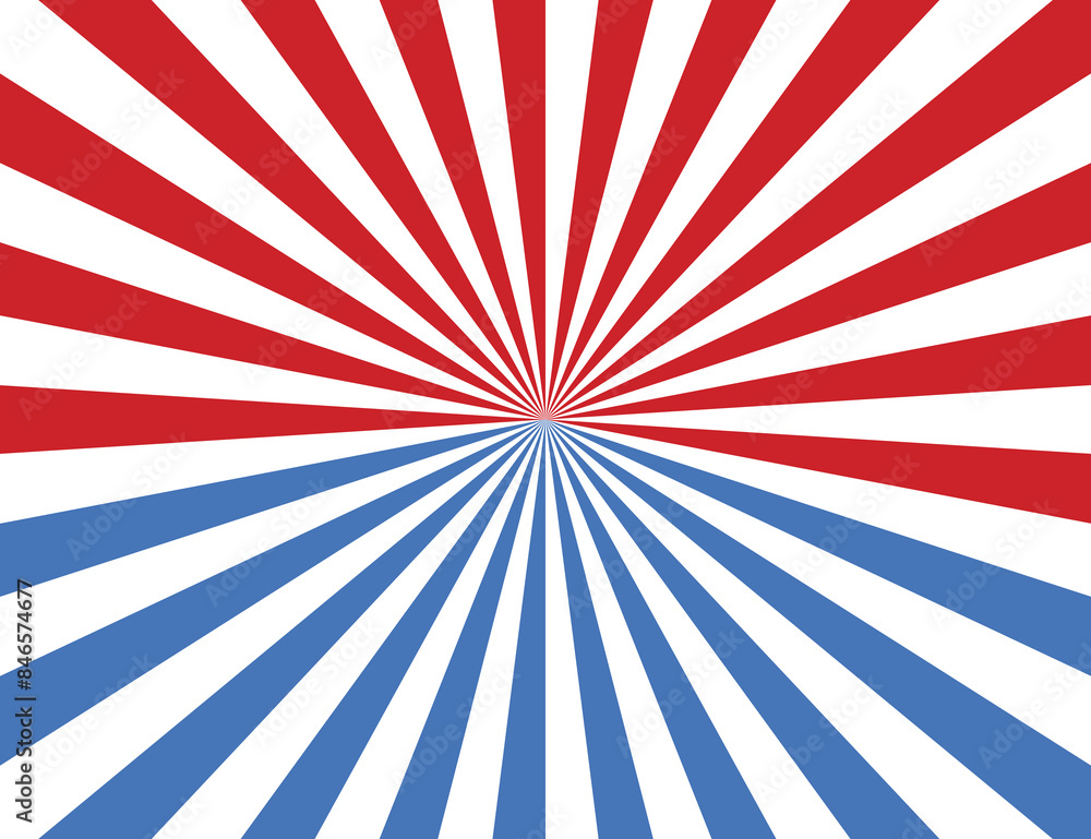 Fototapeta premium Vector sun rays white blue and white red, vector, sun rays vector