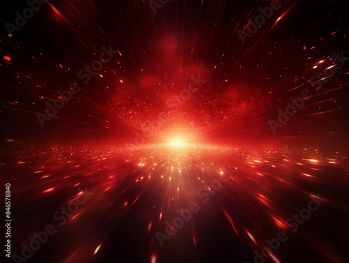 Abstract background with red and glow particle vector illustration, for wallpaper, backdrop