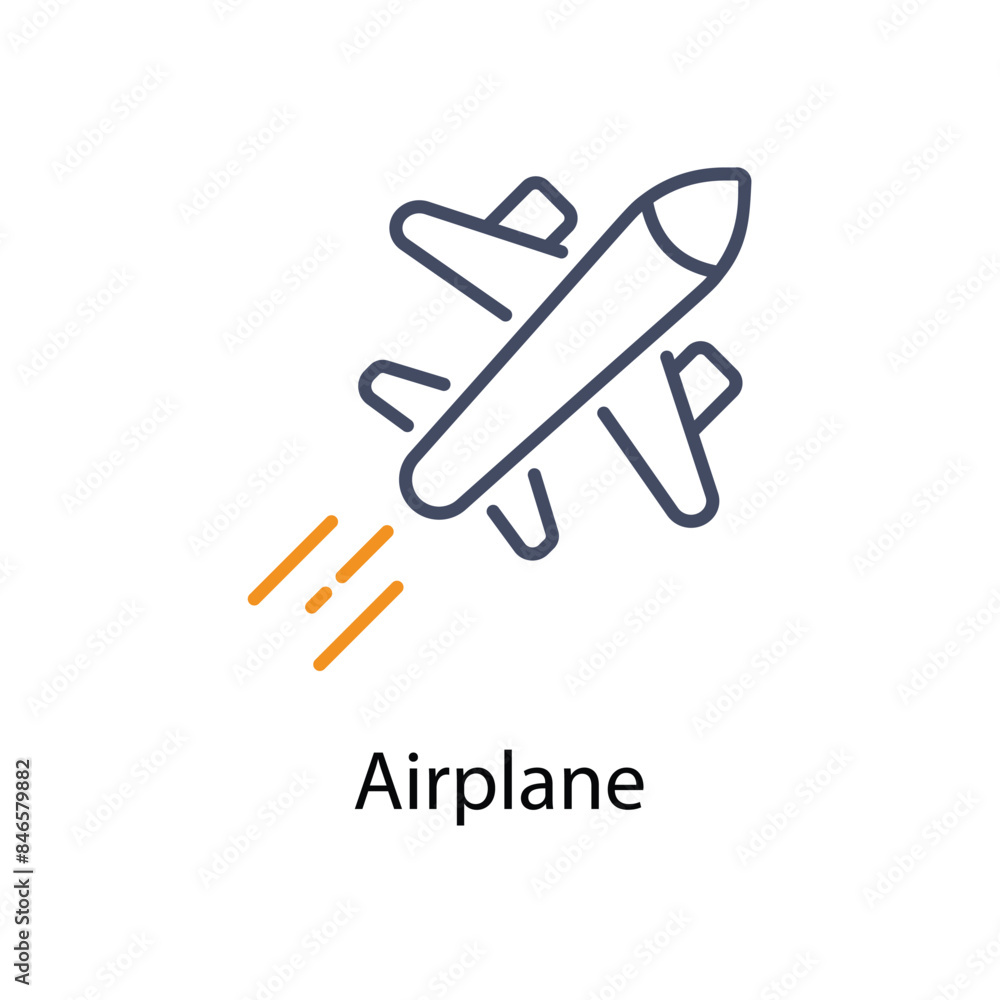 Airplane vector icon Airplane vector icon