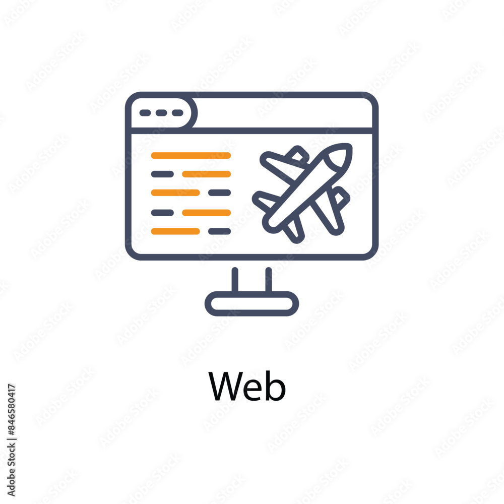 Web vector icon 