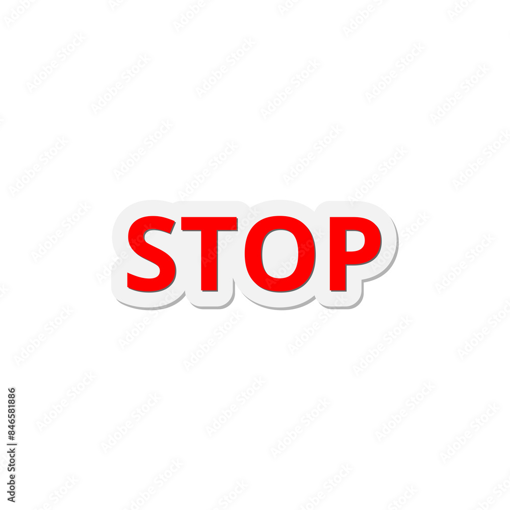 Stop sign icon isolated on transparent background Stop sign icon isolated on transparent background
