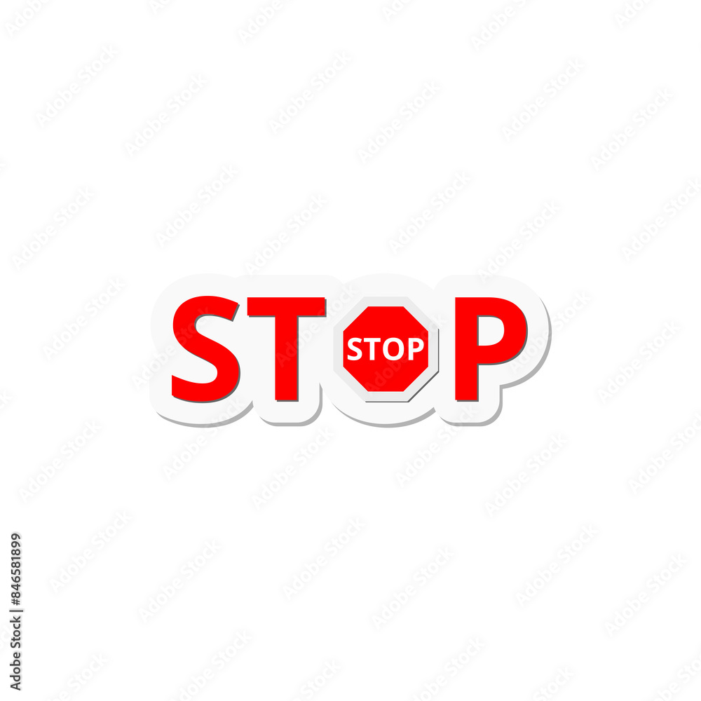 Stop sign icon isolated on transparent background Stop sign icon isolated on transparent background