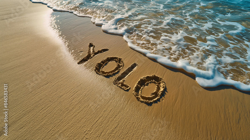 yolo on the sand photo