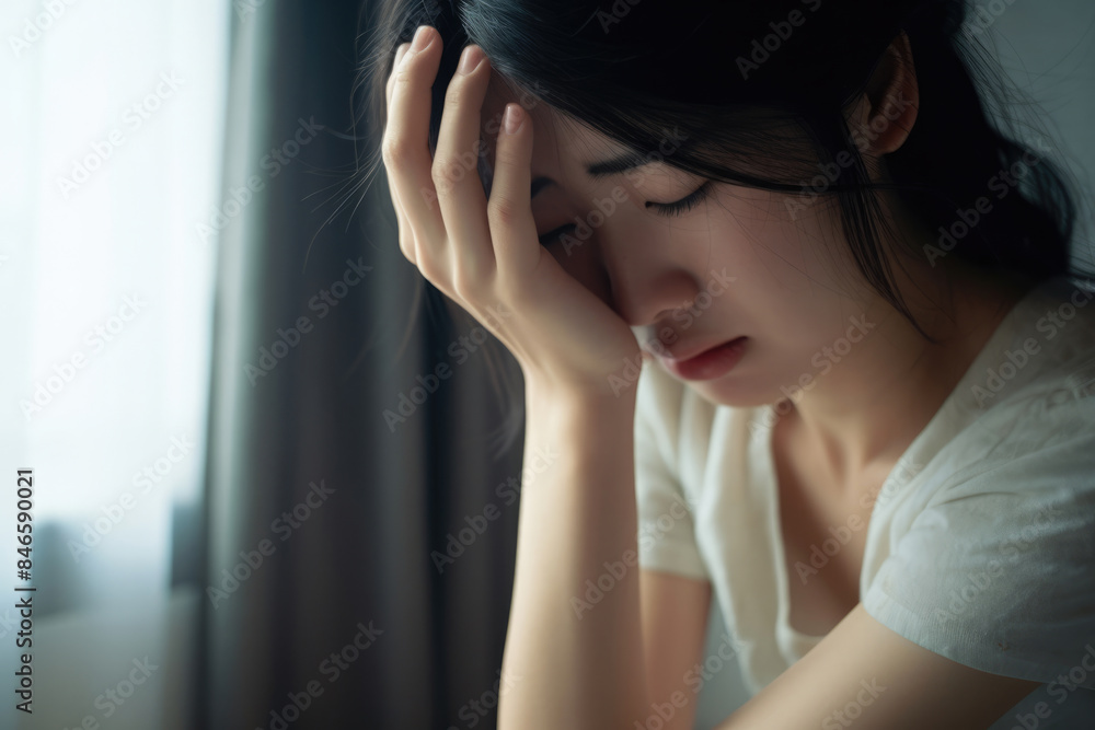 女, 女性, 病気, 頭痛, 悲しみ, 苦しみ, うつ病, 頭を抱える女性, woman, female, illness, headache, grief, suffering, depression, woman with head 女, 女性, 病気, 頭痛, 悲しみ, 苦しみ, うつ病, 頭を抱える女性, woman, female, illness, headache, grief, suffering, depression, woman with head