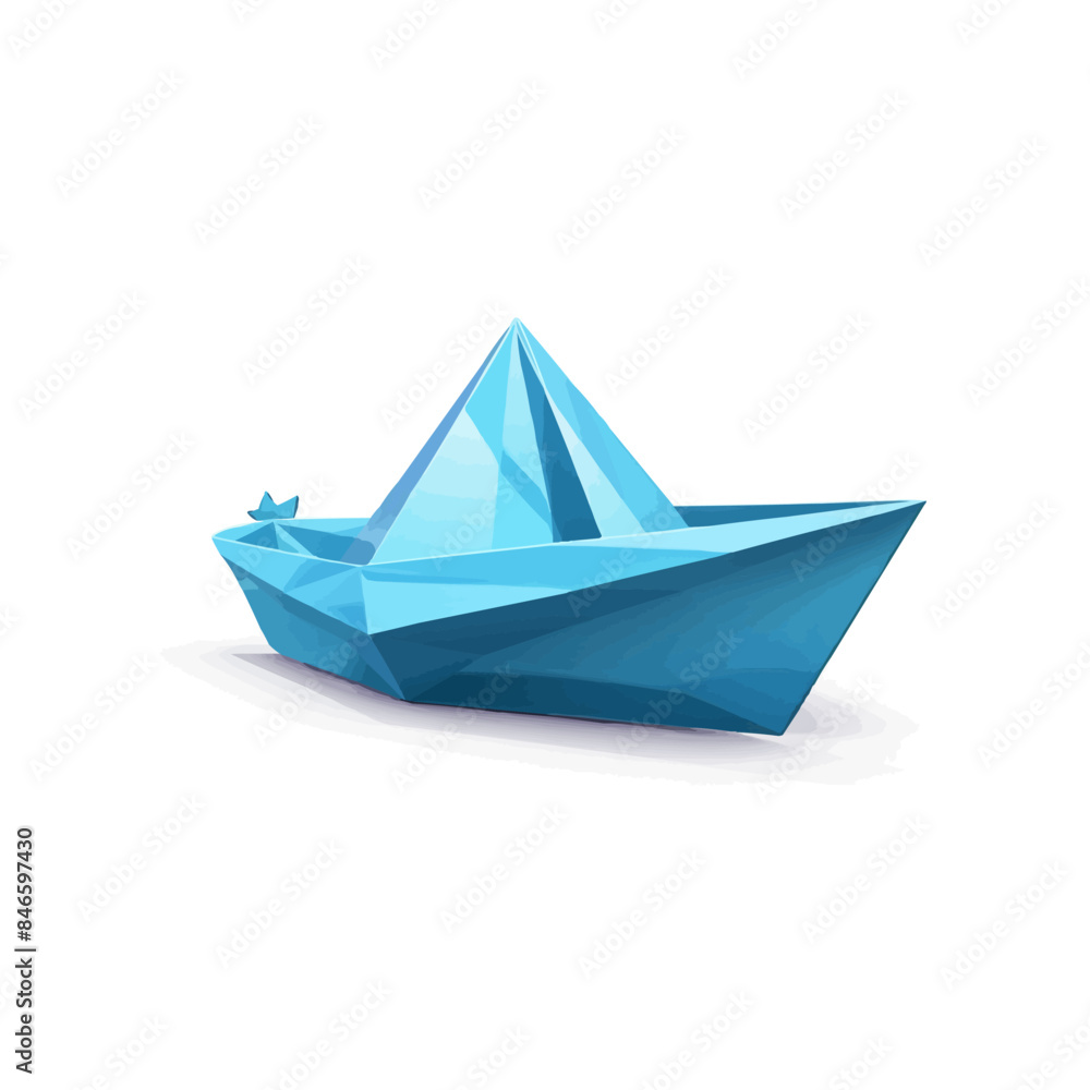 Paper boat icon vector isolated on white background Paper boat icon vector isolated on white background