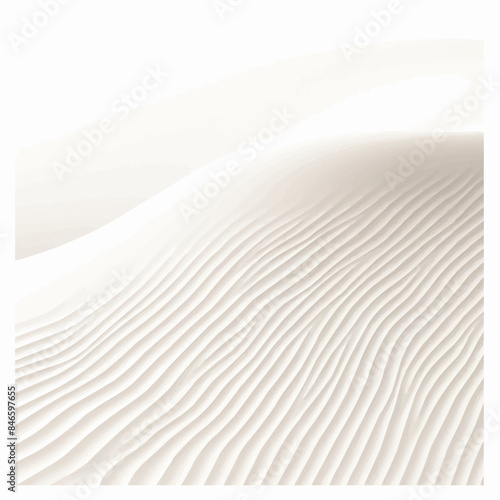 Sand | Minimalist and Simple Line White background - Vector illustration