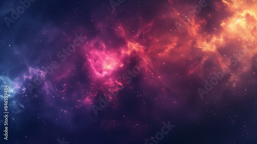 Colorful space galaxy cloud nebula. Stary night cosmos. Universe science astronomy. Supernova background wallpaper -- © Guru