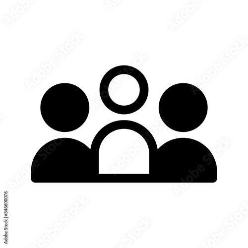 People Icon Vector Symbol Design Illustration