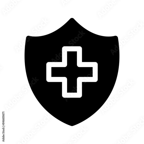 Health Insurance Icon Vector Symbol Design Illustration