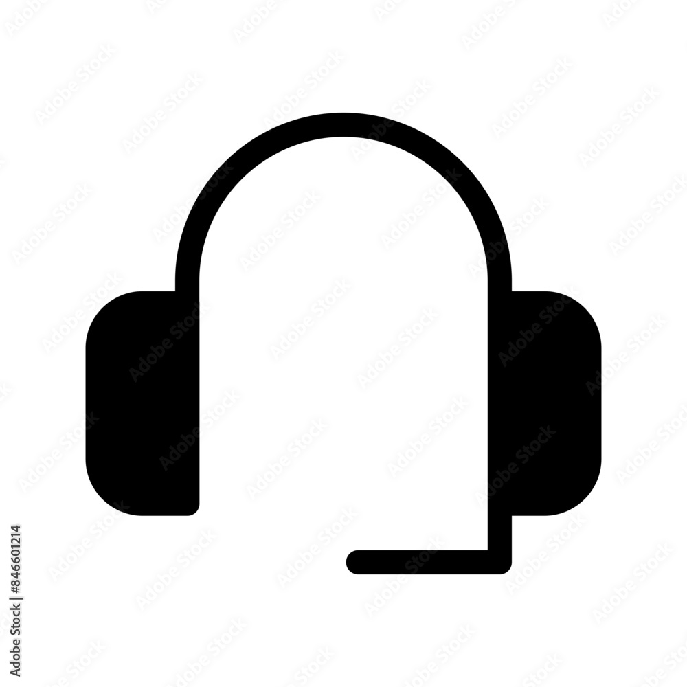 Headset Icon Vector Symbol Design Illustration Headset Icon Vector Symbol Design Illustration
