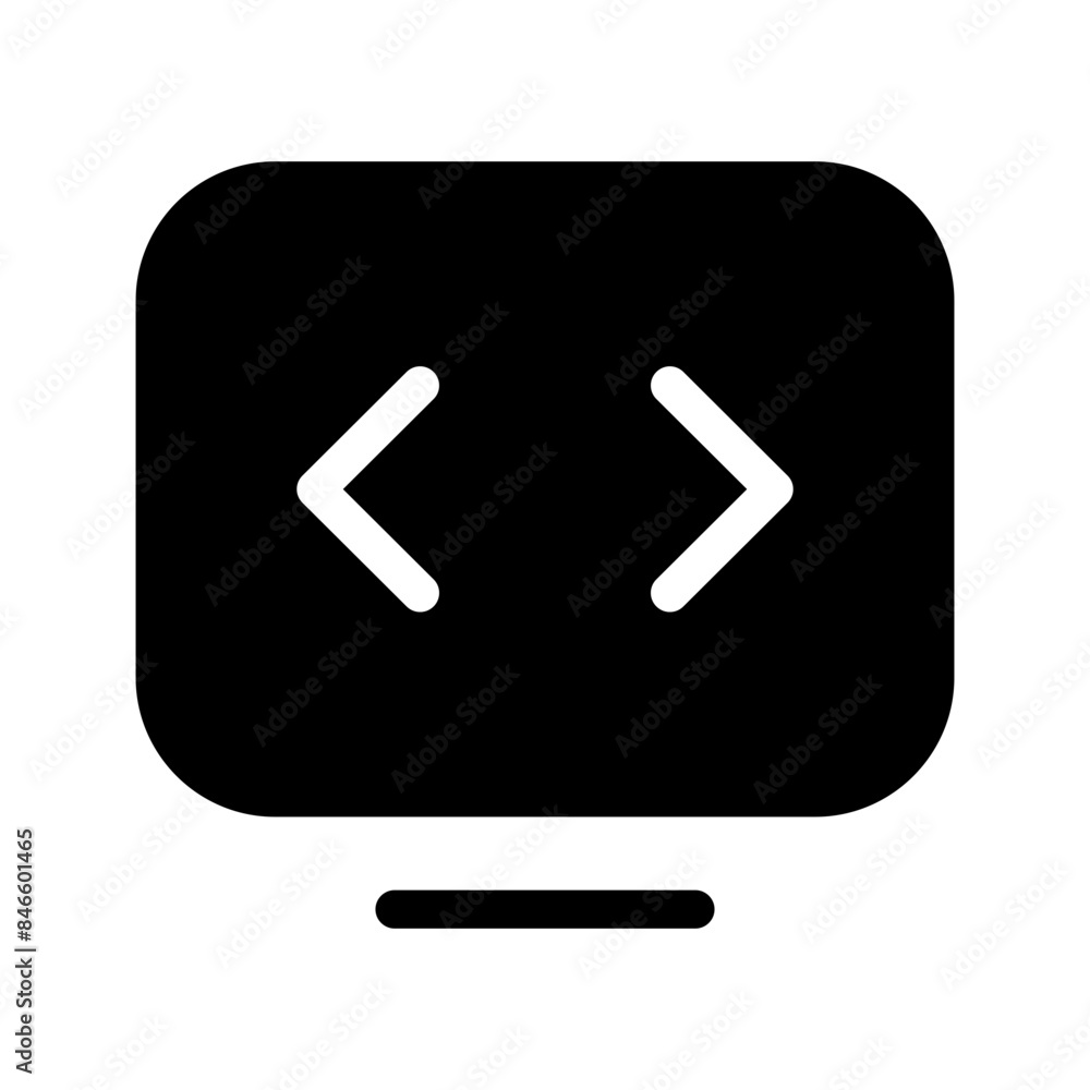 Code Icon Vector Symbol Design Illustration Code Icon Vector Symbol Design Illustration
