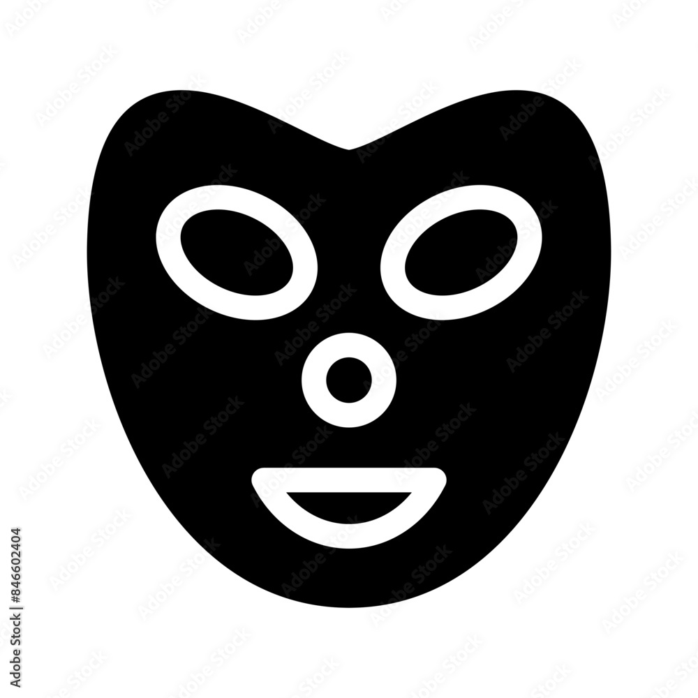 Beauty Mask Icon Vector Symbol Design Illustration Beauty Mask Icon Vector Symbol Design Illustration