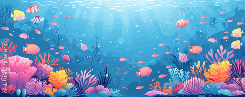 Serene mountain landscape with a serene alpine lake Vector flat minimalistic isolated illustration