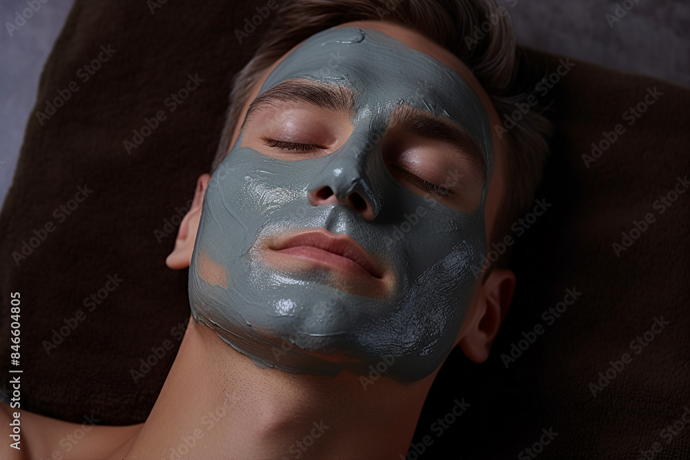 Luxury spa salon resort person have beauty relaxing procedure, Generative AI illustration picture Luxury spa salon resort person have beauty relaxing procedure, Generative AI illustration picture
