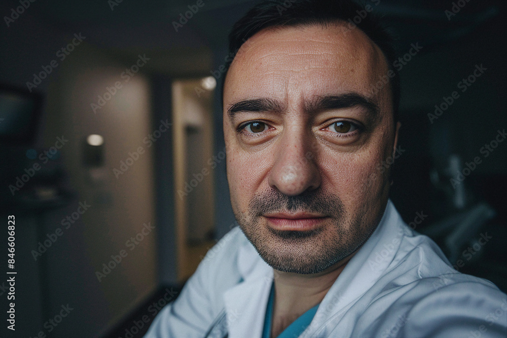 Patient at family doctor's consultation receiving insurance pills prescription Generative AI illustration Patient at family doctor's consultation receiving insurance pills prescription Generative AI illustration