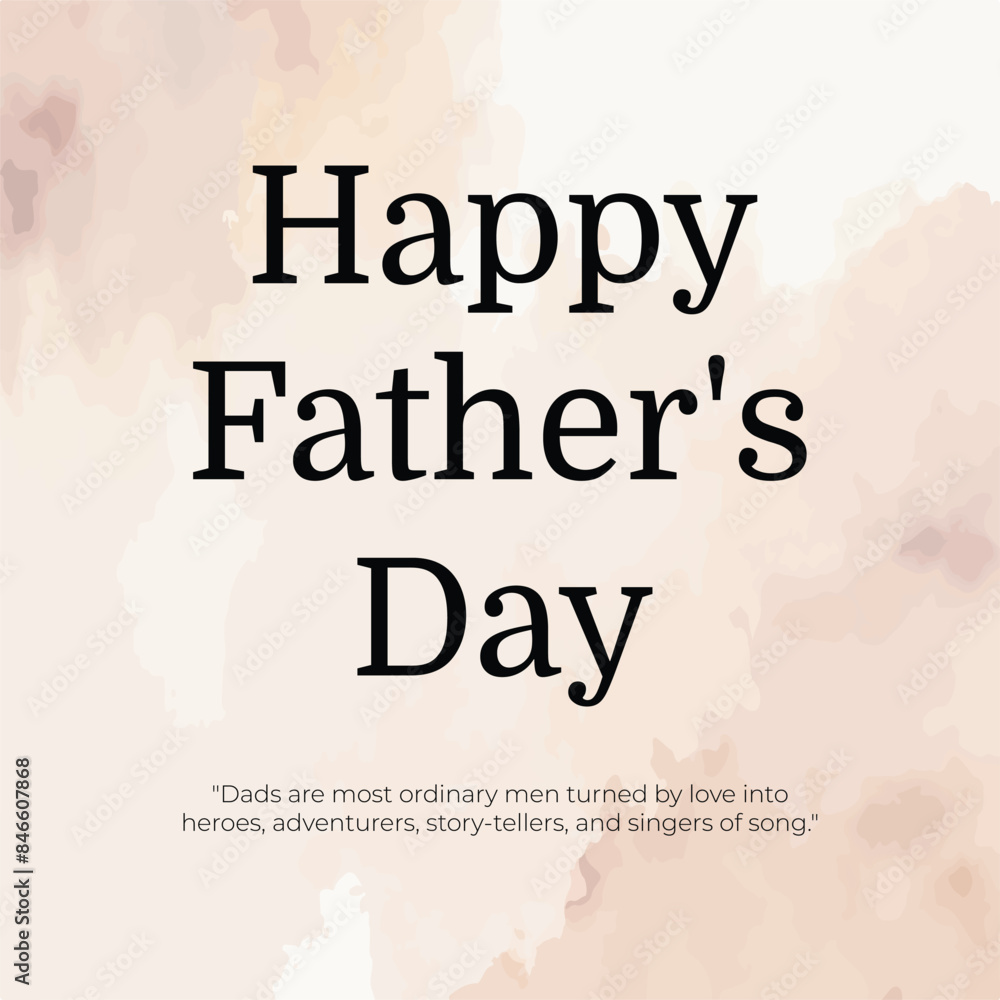Happy Father's Day Social Media Template For Instagram Post Feed. Happy Father's Day Social Media Template For Instagram Post Feed.