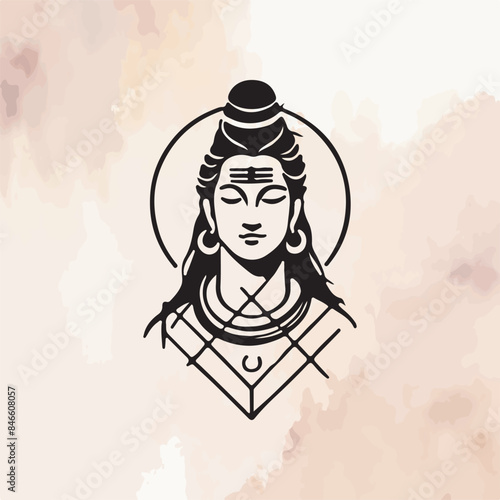 Lord Mahadev Illustration Design 