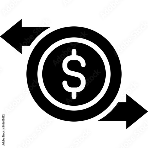 dollar transfer icon