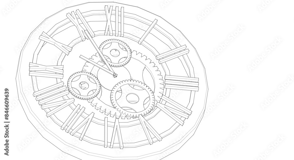 clock graphic symbol 3d illustration
clock graphic symbol 3d illustration